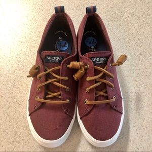 Sperry Top-Sider canvas sneakers maroon